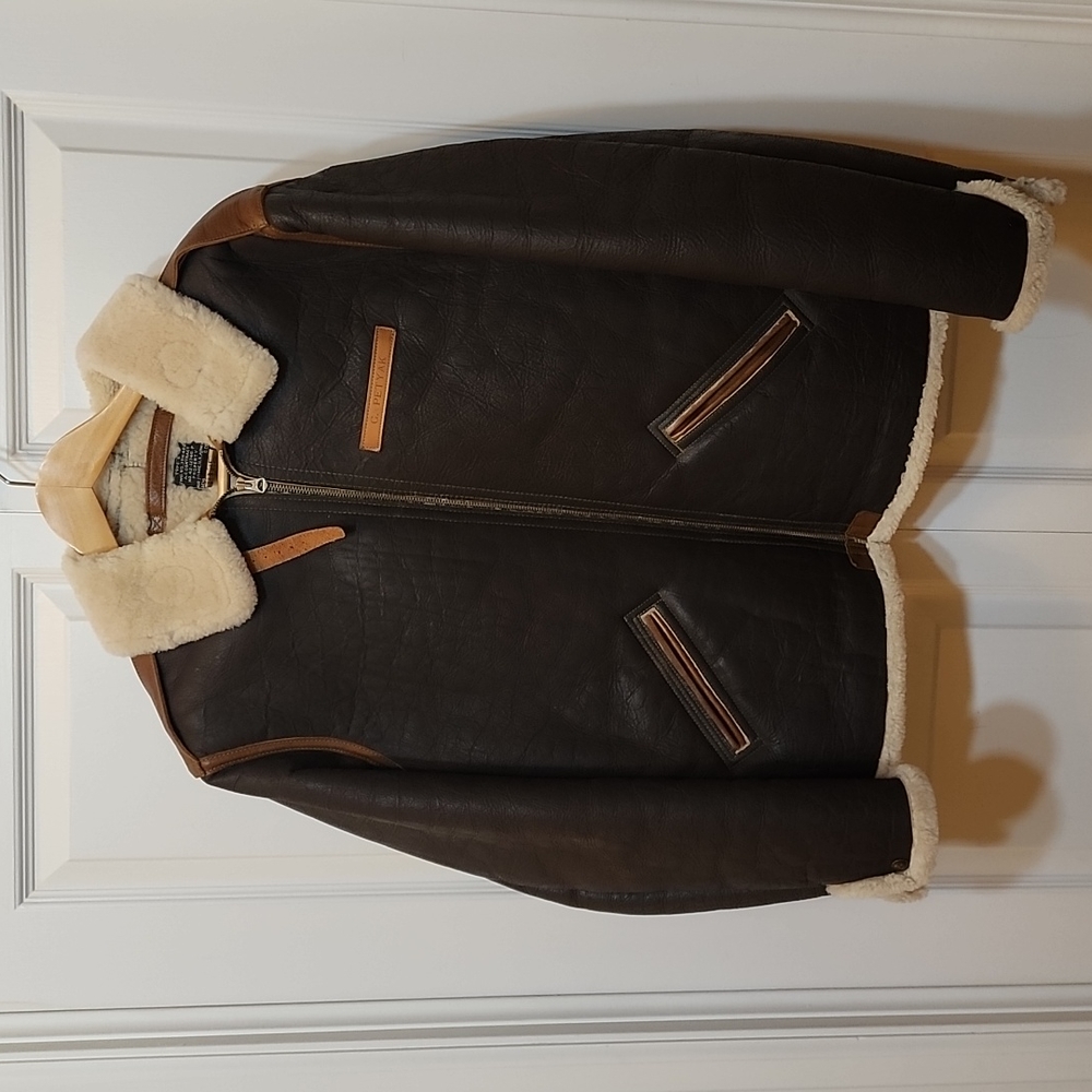 Mens Genuine Shearling B-6 jacket CUSTOM